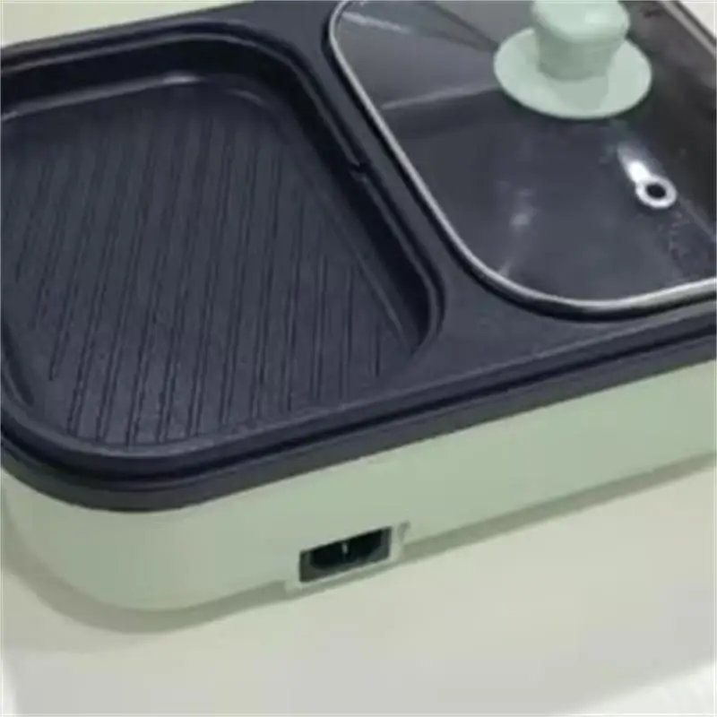 

Household Grill Hot Pot Machine Parrilla Electric Cooking Pot Barbecue Machine Griddle