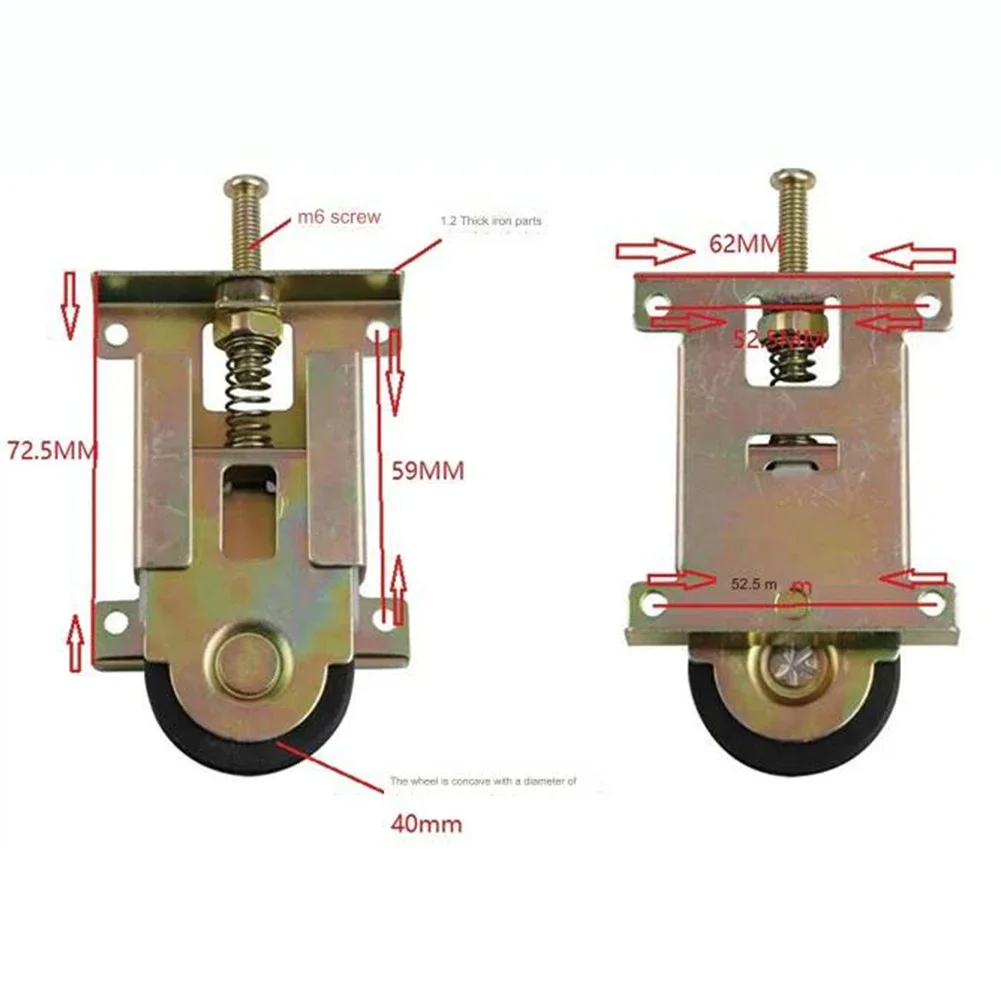 1/2/4Pcs Shower Glass Sliding Door Wheel Roller Cabinets Sliding Doors Pulleys Furniture Wheel Hardware Cabinets Cam Roller