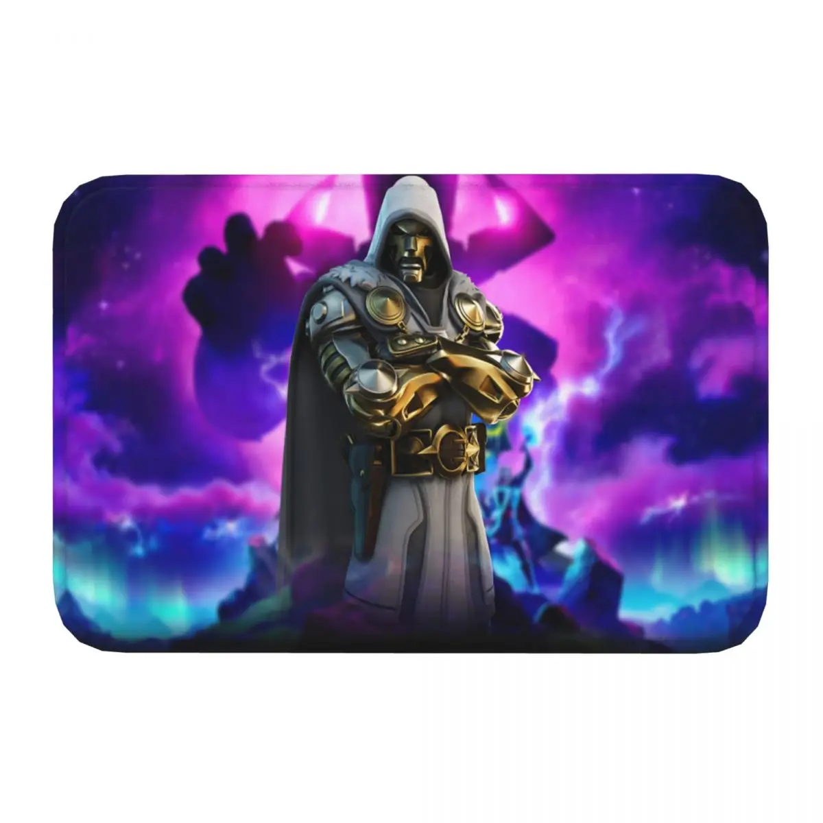 MARVEL Super Hero Bathroom Non-Slip Carpet Doctor Doom Living Room Mat Welcome Doormat Floor Decoration Rug