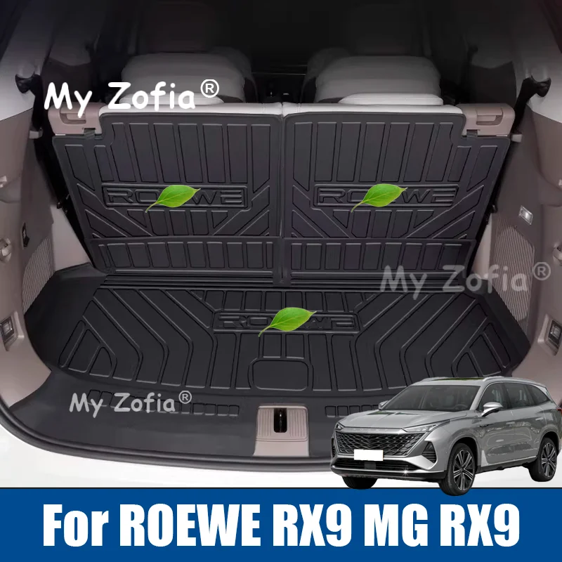 

For ROEWE RX9 MG RX9 2023 2024 2025 2026 Car TPE Custom Trunk Mat All Season Black Cargo Mat Trunk Liners Waterproof Accessories