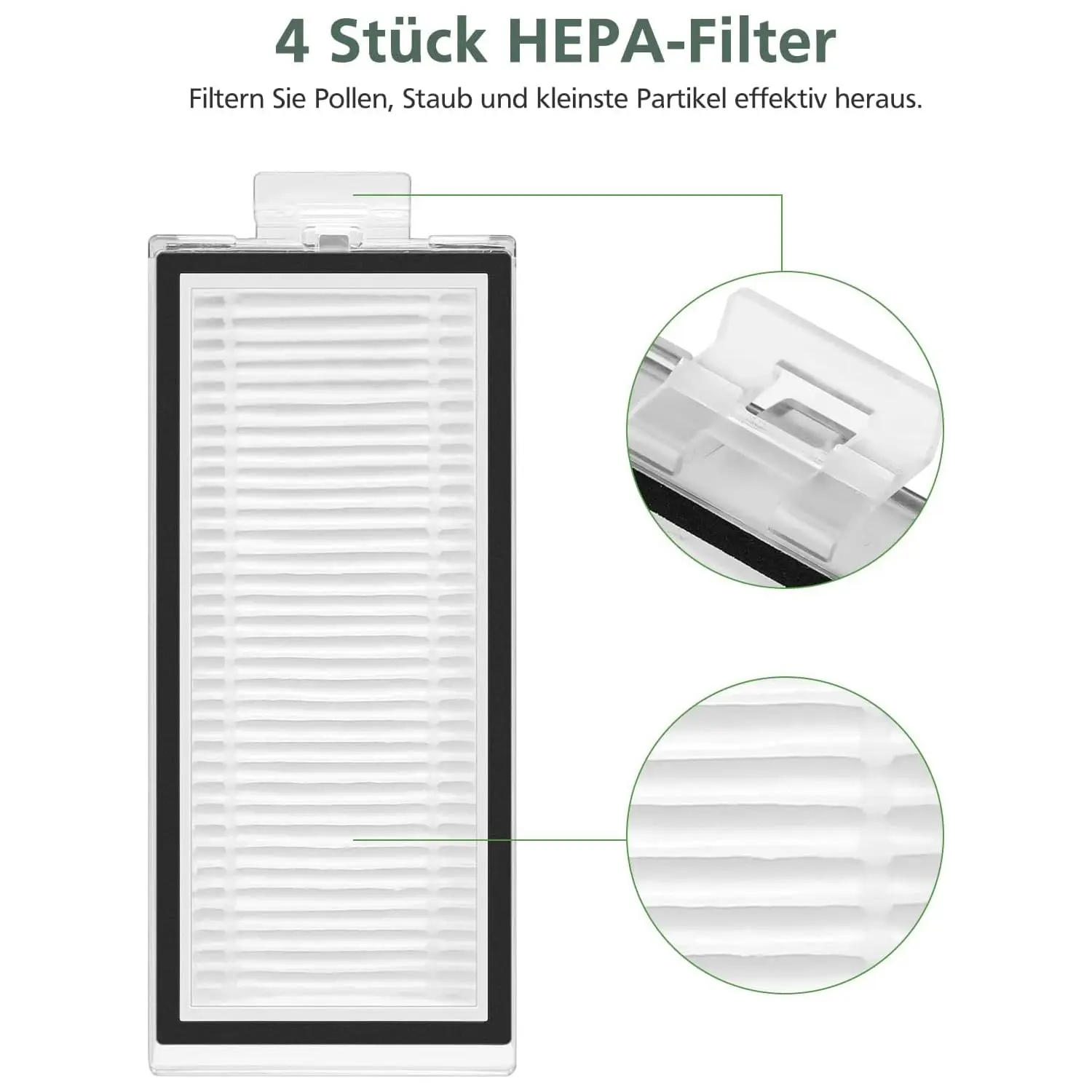 Washable HEPA Filter for Roborock Q7, Q7+, Q7 Max, Q7 Max+, Q8 Max, Q8 Max+, Q5 Pro and Q5 Pro+ Vacuum Cleaners Replacement image 2