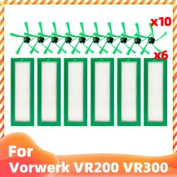 Spare Hepa Filter Side Brush For Vorwerk Kobold VR200 VR300 Robot Vacuum Cleaner Replacement