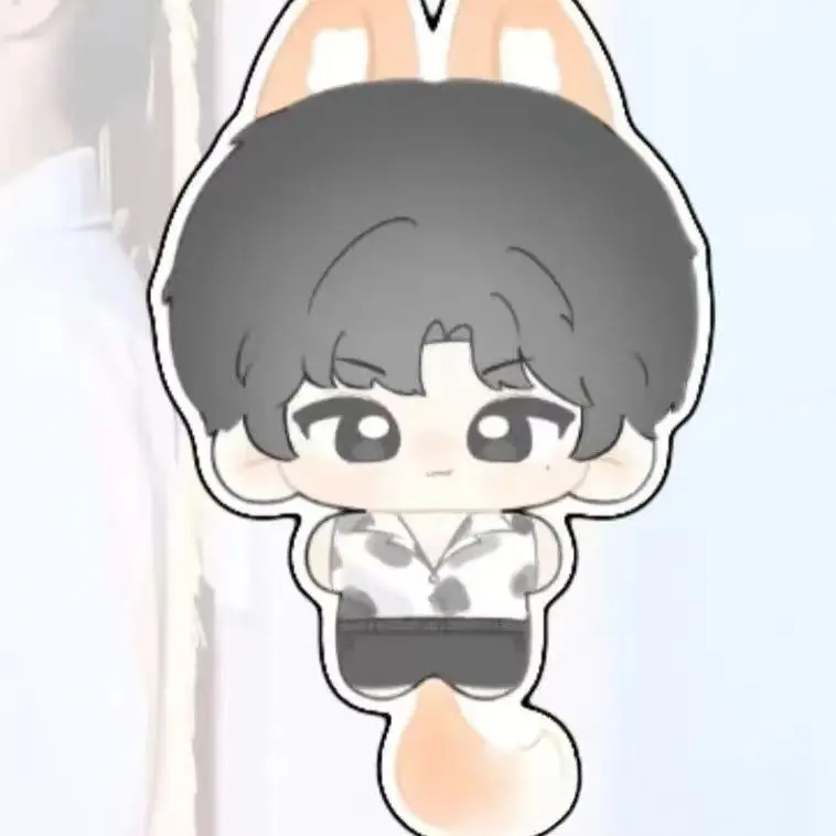 The first release of the original "Liu Xuancheng Zhanxuan" doll "Reverse Love", Shun Hen doujin cotton 10cm cute printed figure