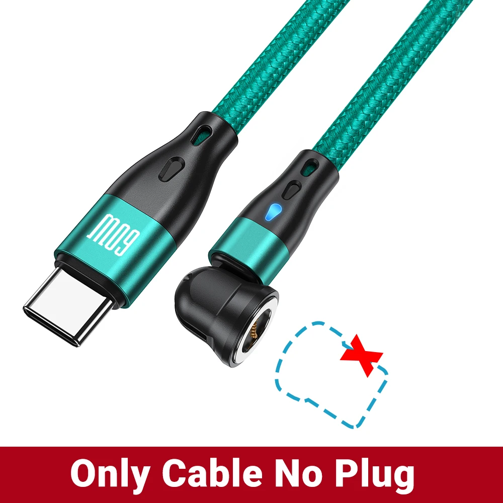 AUFU PD 60W Magnetkabel Typ C auf USB C-Kabel Schnellladung Magnetisches USB-Typ-C-Kabel für iPhone MacBook iPad Xiaomi Samsung