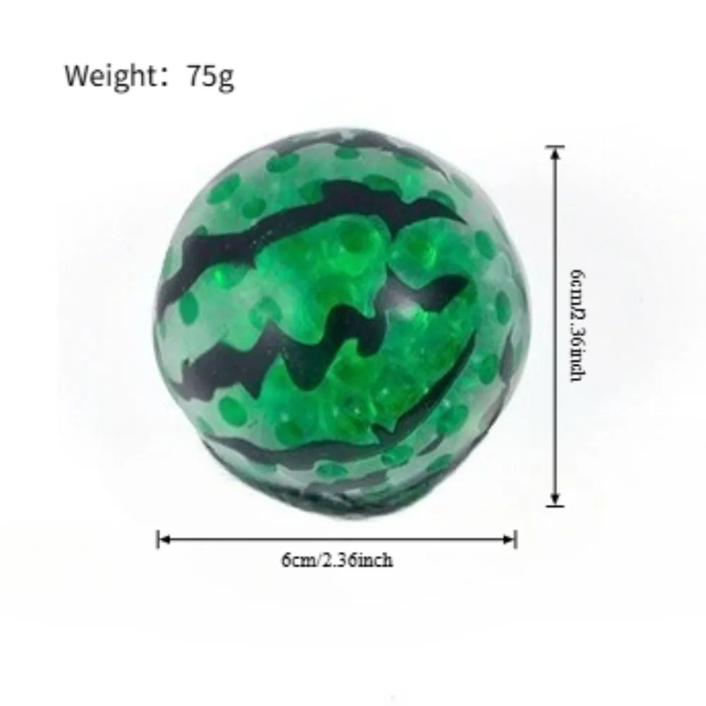 Jouet à presser pastèque Squishy, balle anti-Stress, jouet sensoriel doux pour enfants et adultes, relaxation pour l'autisme du TDAH, cadeaux de fête