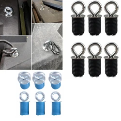 0ATV UTV Tie Down Anchors Lock For Polaris Turbo Sportsman ACE Eye Bolt Fasteners Bucket Cargo Racks Truck Ride Knob