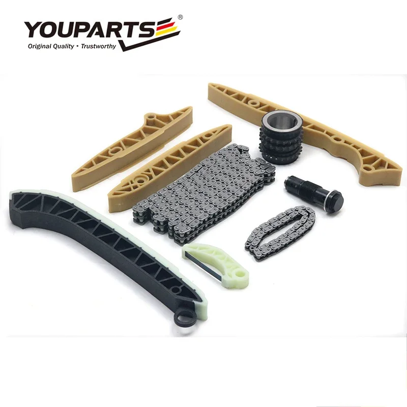 OE 2720520216 2720521316 0009930676 M272 3.0L 3.5L Factory Stock Auto Parts Timing Chain Kit For Mercedes Benz