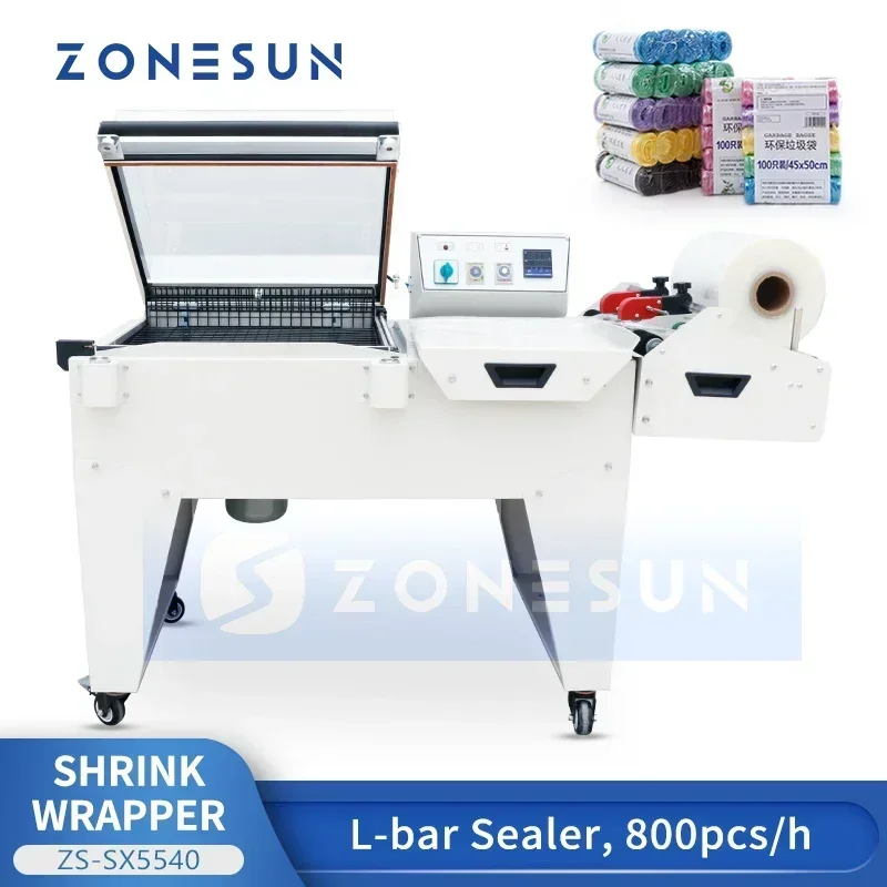 

Полуавтоматический L-образный термоусадочный упаковщик ZONESUN ZS-SX5540