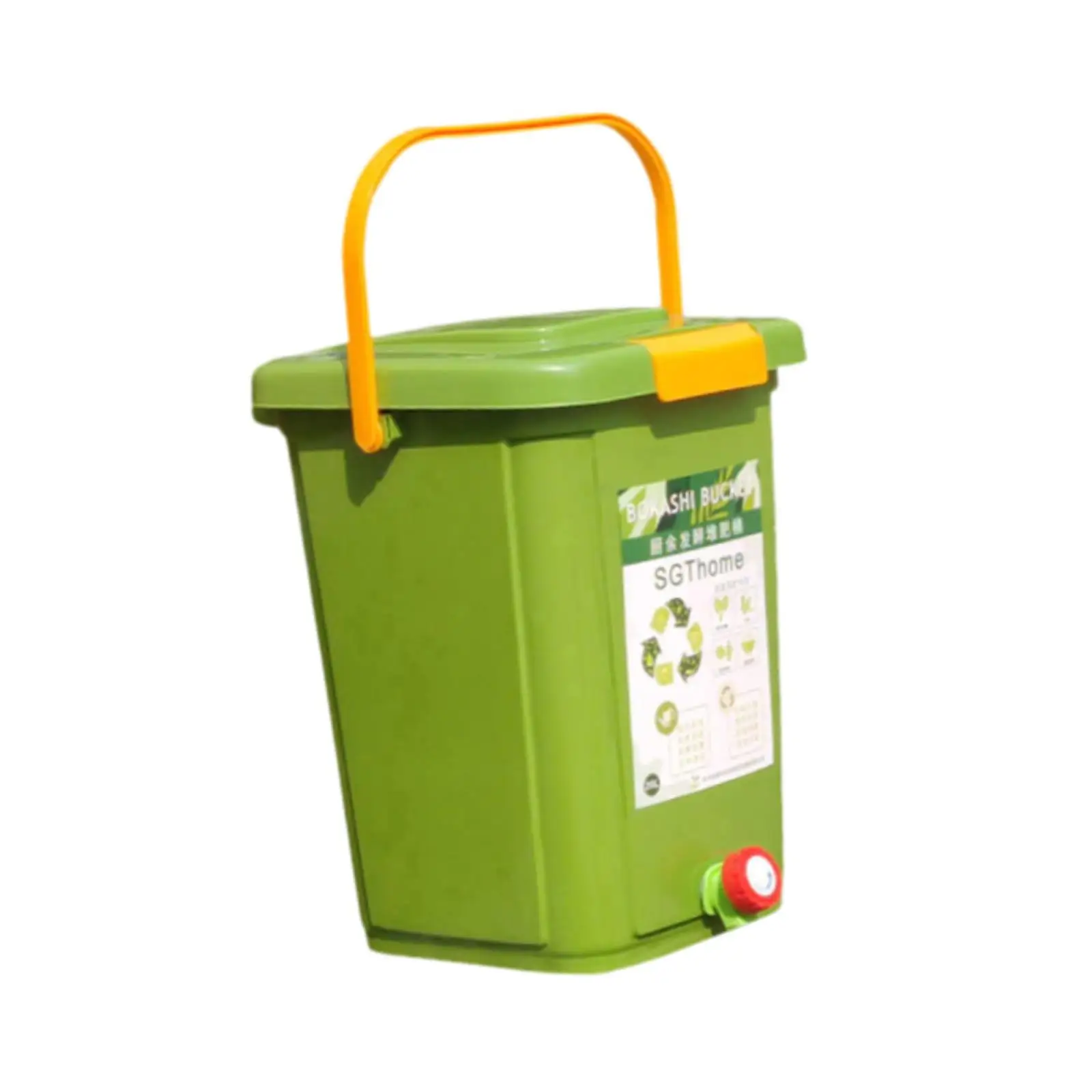 Countertop Compost Bin Fermentation Tank for Backyard Household Kitchen