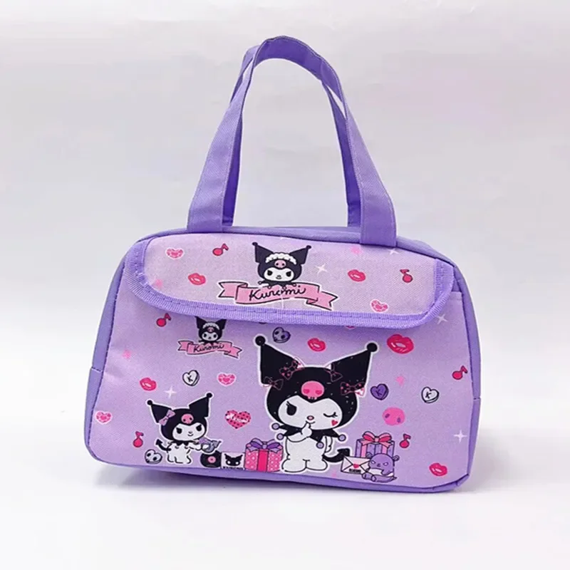 

kuromi my Melody storage lunch bag Sanrio hello kitty handbag cute large capacity lunch box bag hand aluminum foil storage bag