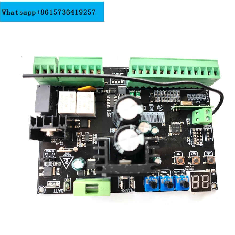 

12VDC 24VDC Sliding Gate Opener Control Unit Control Board Replacement Circuit card For Slide Gate Motor