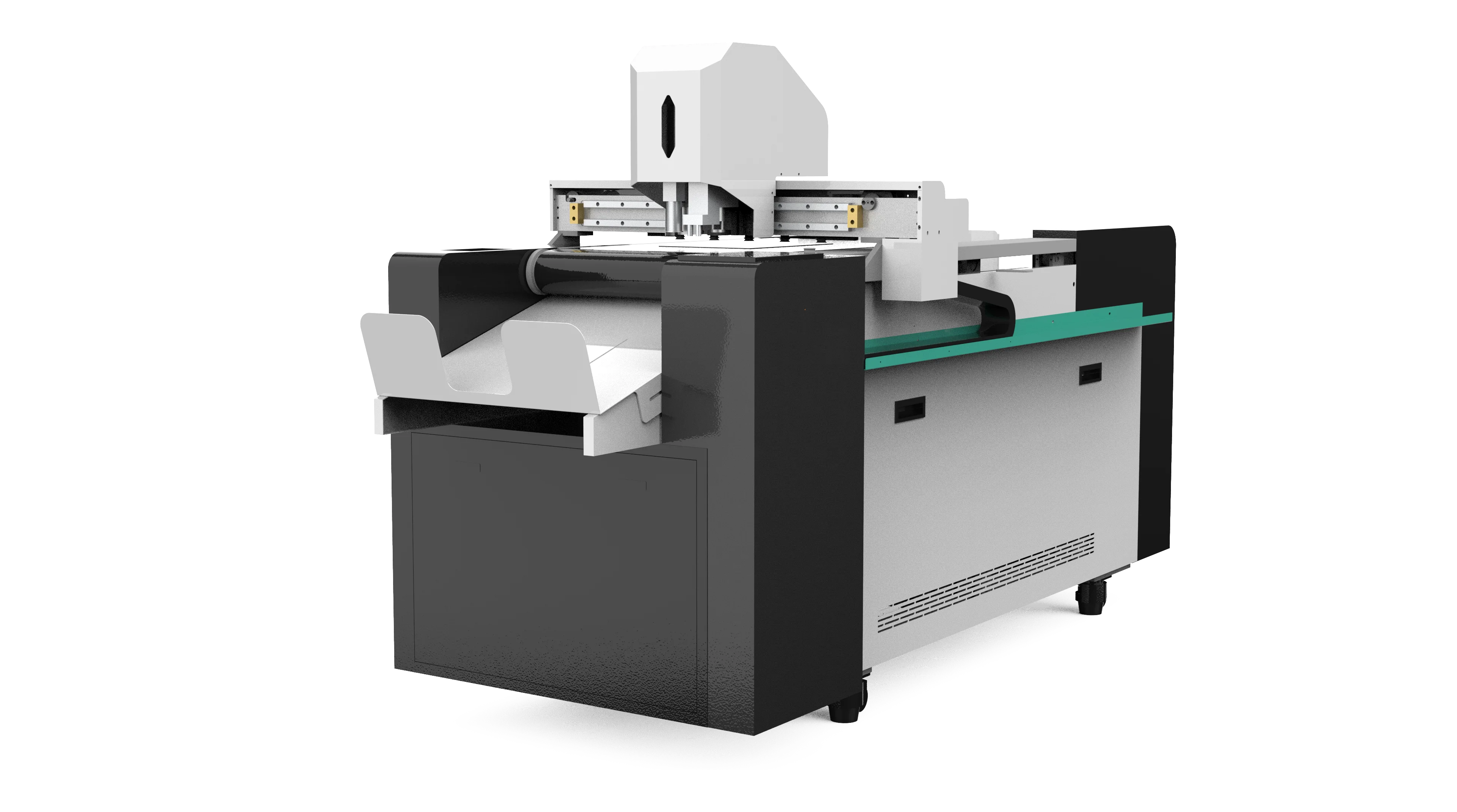 QK-6040 Digitale Flachbett-Schneidemaschine für farbiges Papier, Bastelpapier, PP-Papier, bedrucktes Farbkasten-Schneideplotter
