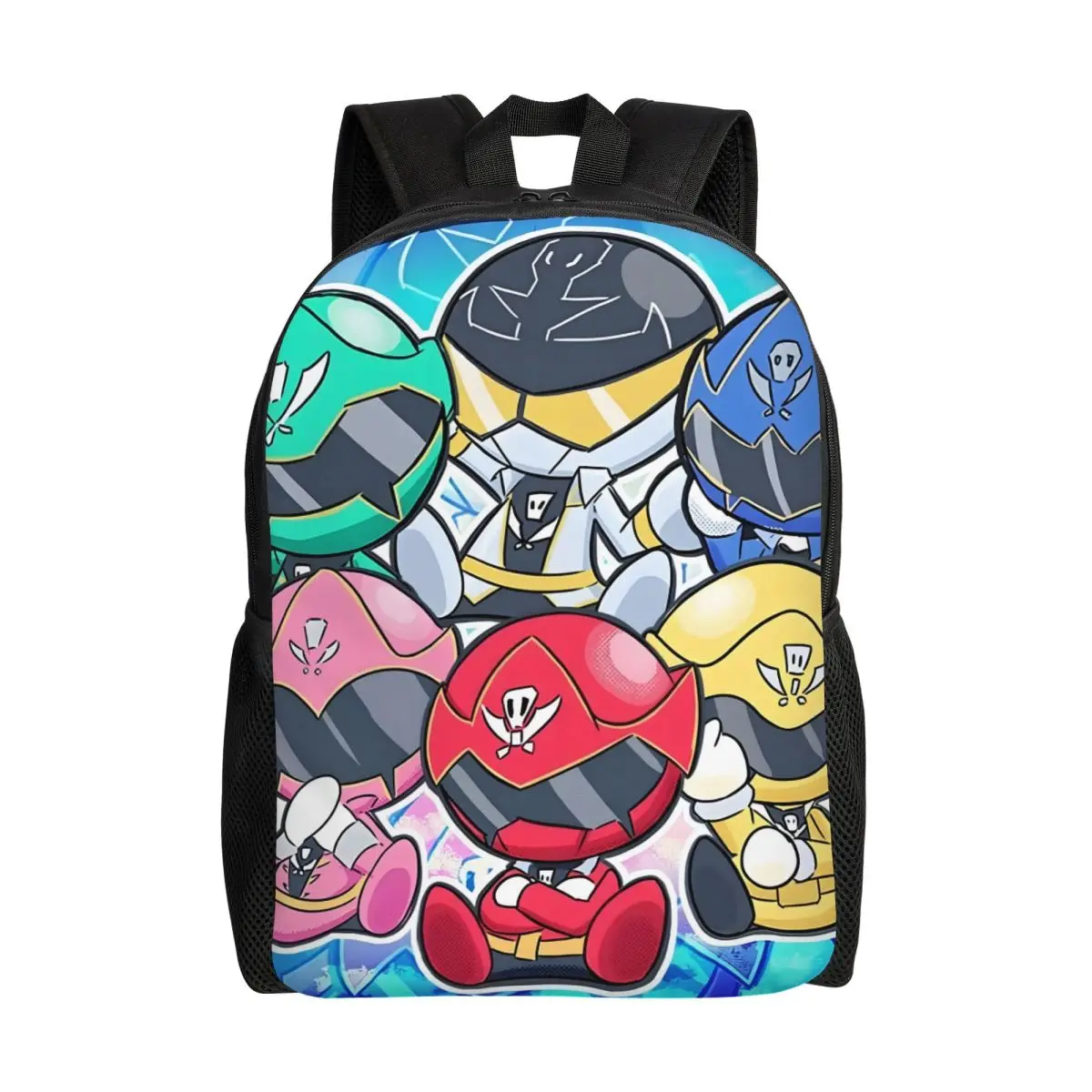 

Милый комикс-рюкзак Custom S-Supers S-Sentais для женщин и мужчин, школьный/студенческий рюкзак, подходит для ноутбуков до 15 дюймов