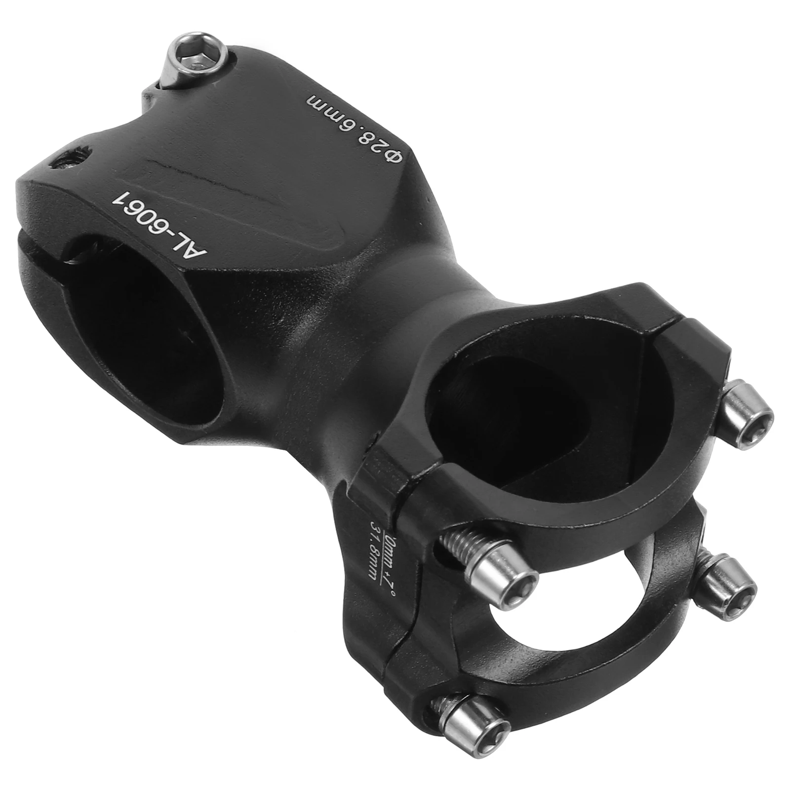 

Aluminum Alloy Stem 60mm 37mm 7 Degrees 28.6mm Fork Diameter Lightweight Corrosion Resistant Durable Mountain Bike Stems H