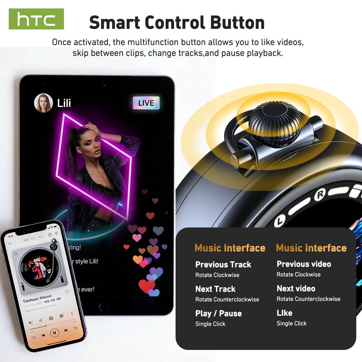 Audífonos Inalámbricos HTC NE7 - Gaming Accessories Monitor reseña y precio