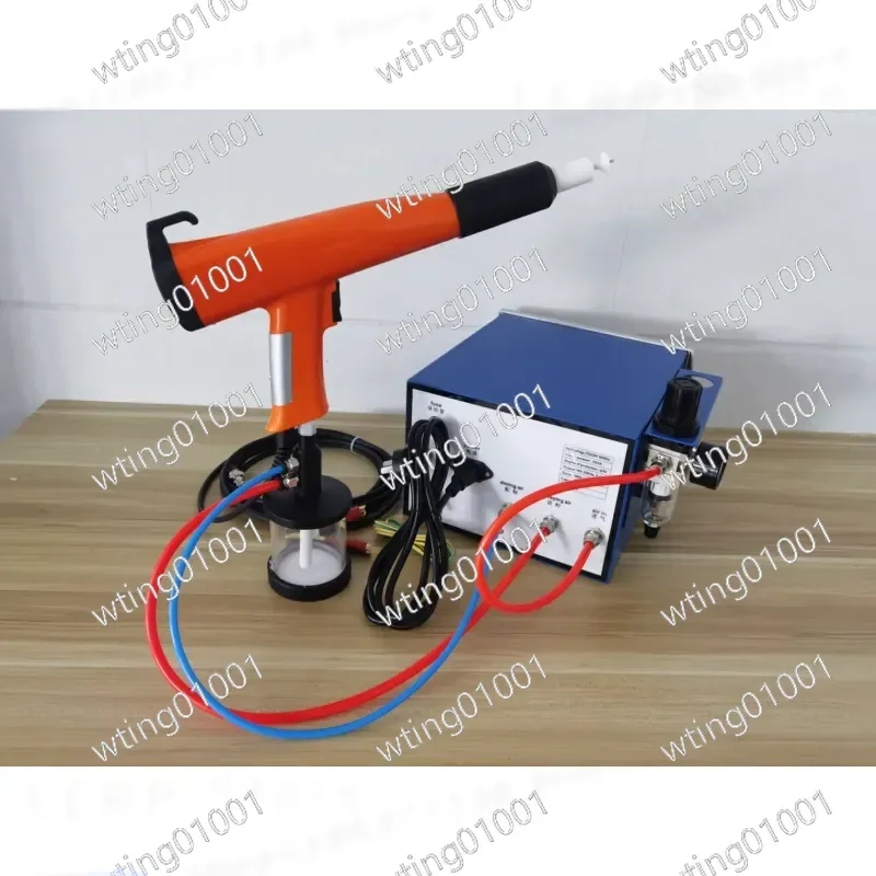for Lab Test Electrostatic Powder Coating Machine System with Powder Coating Cup Spray Gun for Metal Surface Coating