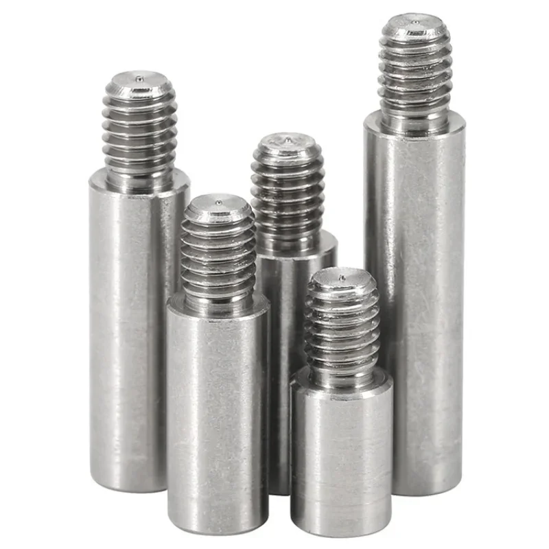 Separador redondo de acero inoxidable 304, tornillo espaciador macho a hembra, perno M2 M2.5 M3 M4 M5 M6 + 4/6/8mm