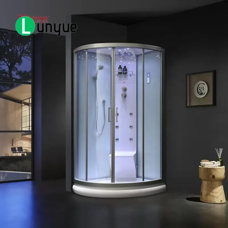 Steam Shower Sauna Room Combo Individual Spa Box Hammam Bath Leisure Home Wellness Enclosure Relaxation Steam Bath Cabin