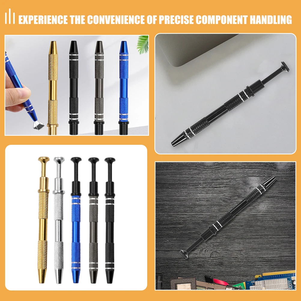 

5pcs Screw Pickup Claw Grabber Tool for Small Parts Component Chip Multi-functional Picker Puller Electronic Aluminum