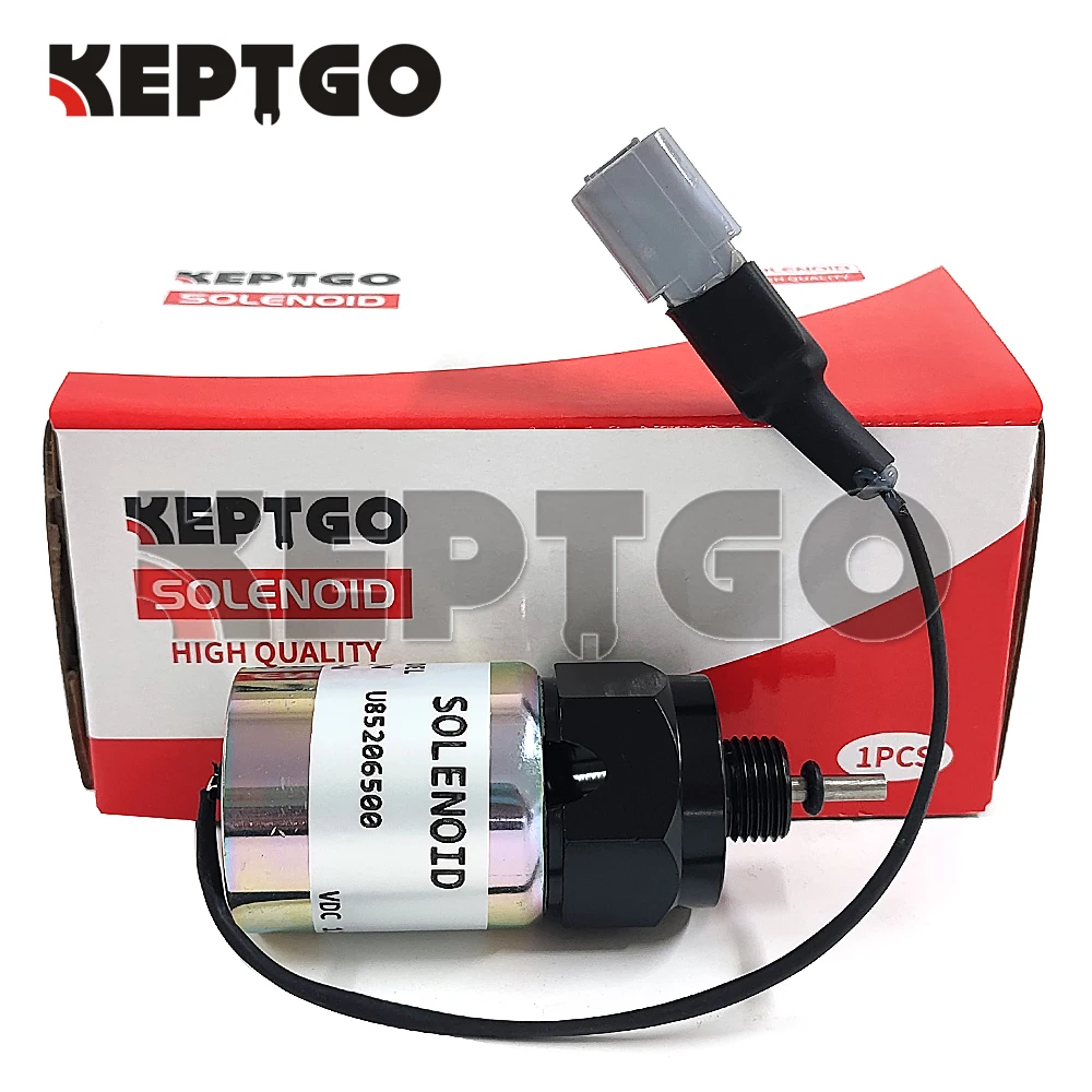 U85206500 12V Fuel Shut Off Solenoid 185206530 For Perkins 400 Series 403D-15 404D-22 404D-22T 404D-22TA 404F-22 EL