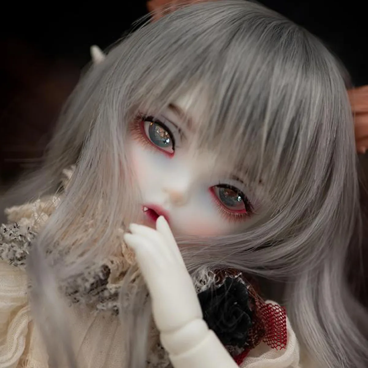 Nieuwe 1/6 punt vrouwelijke FL Hwayu bjd sd pop vampier prinses volledige set hars gezamenlijke pop spot make-up