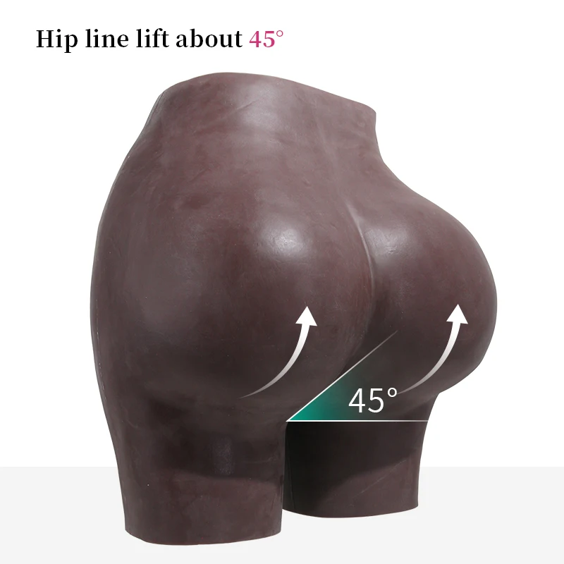 ONEFENG Silicone Butt Hip Enhancement Women Open Crotch Pants  Artificial Hip Shaper Padded Cosplay African Woman Plus Size Wear