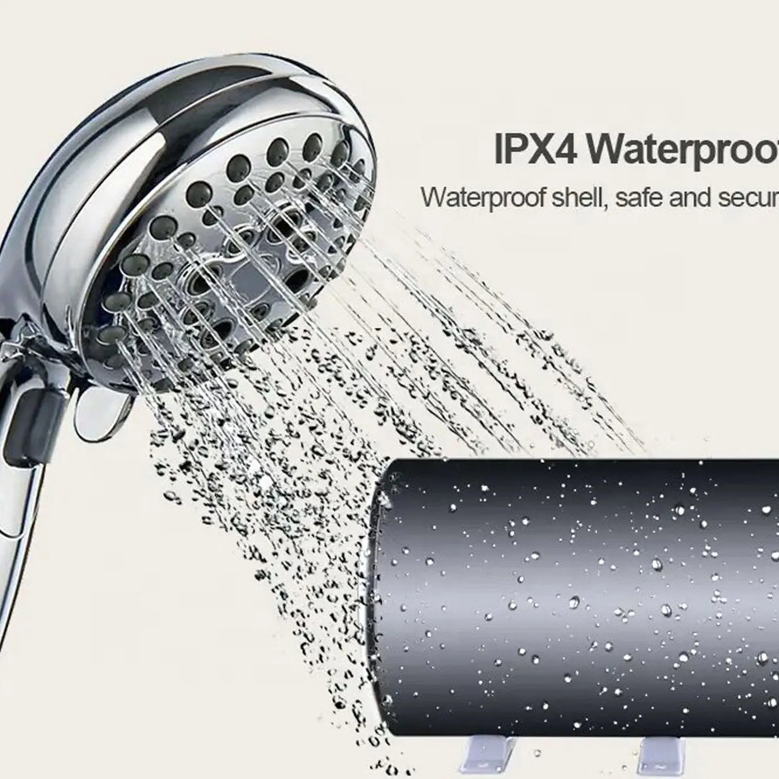 Instant Water Heater Tankless 10L Portable Hot Water Heater Instant Camping Water Heater for Outdoors Shower RV Shower White view 3