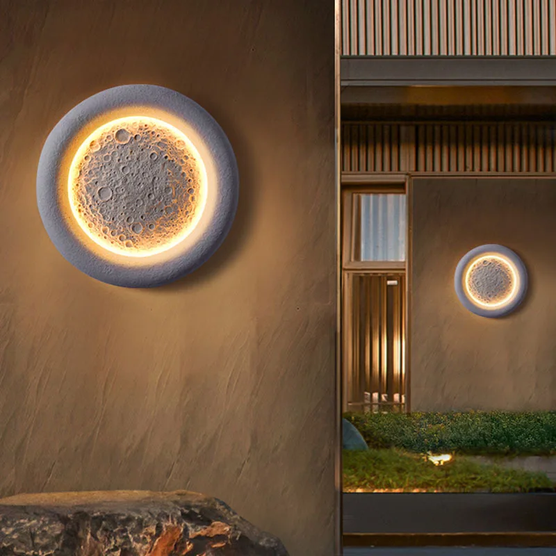 Imagem -03 - Led Moon Scene Teto Light Honeycomb Large Board Lamp Gesso Luz de Teto Iluminação Integrada Home Material Decoração