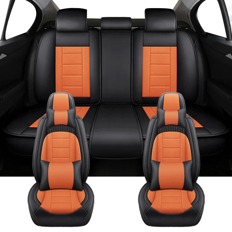 أغطية مقاعد السيارة العالمية من جلد البولي يوريثان لـ Volwsagen VW Amarok Polo 9N Gol G3 G5 Tiguan Golf 8 7 6 5 4 ملحقات السيارات الداخلية
