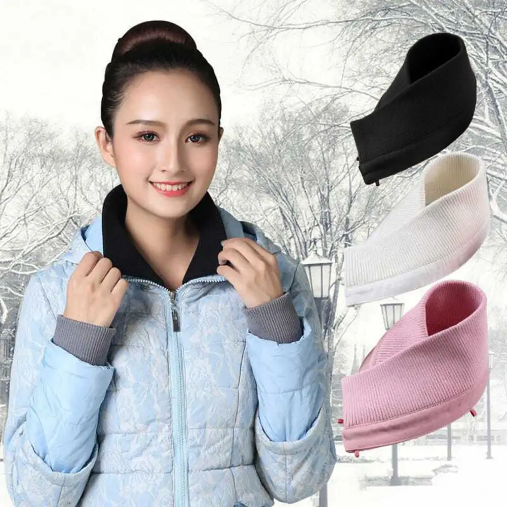 54cm Fake Collar Protection Against Dirt Stains Detachable Shirt Collar Casual Style False Detachable Down Jacket Fake Collar