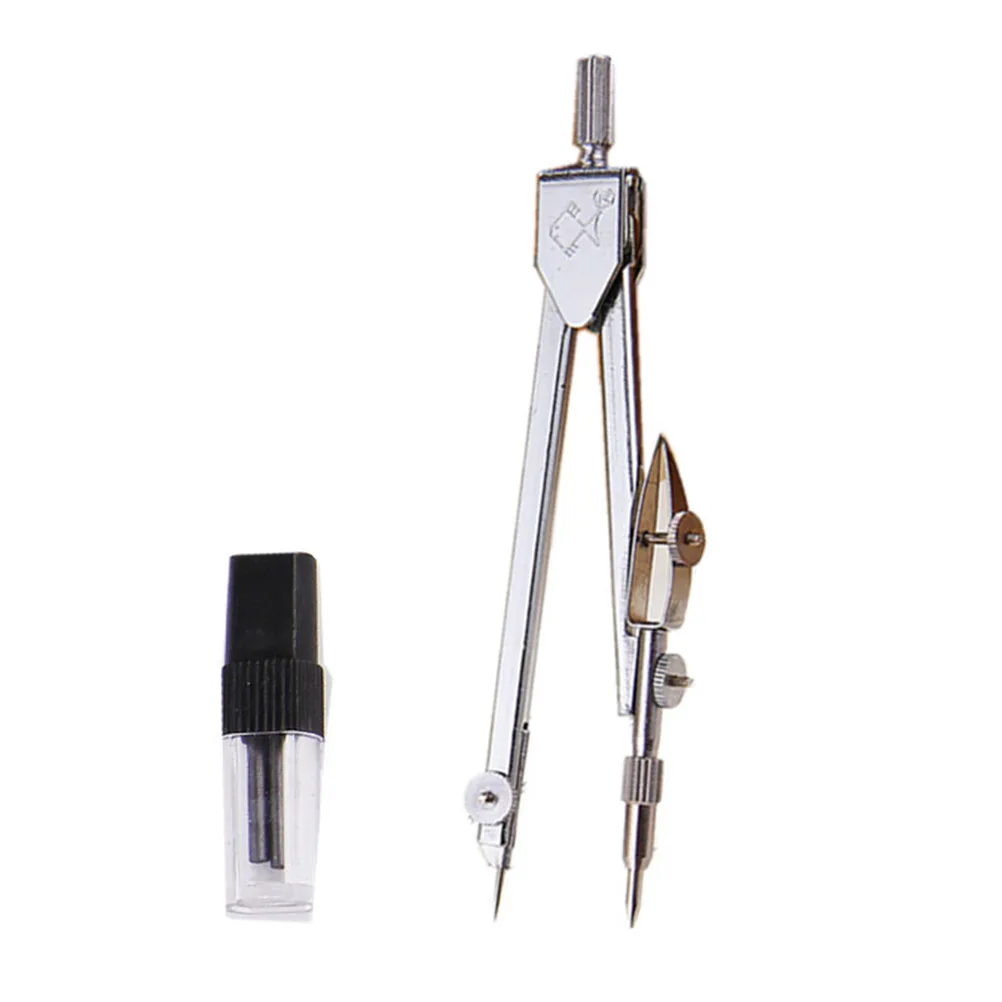 

6pcs Compasses Set Student Stationery Precision Drawing Tools Metal Plastic Ruler Lead Circle Geometry School Supplies