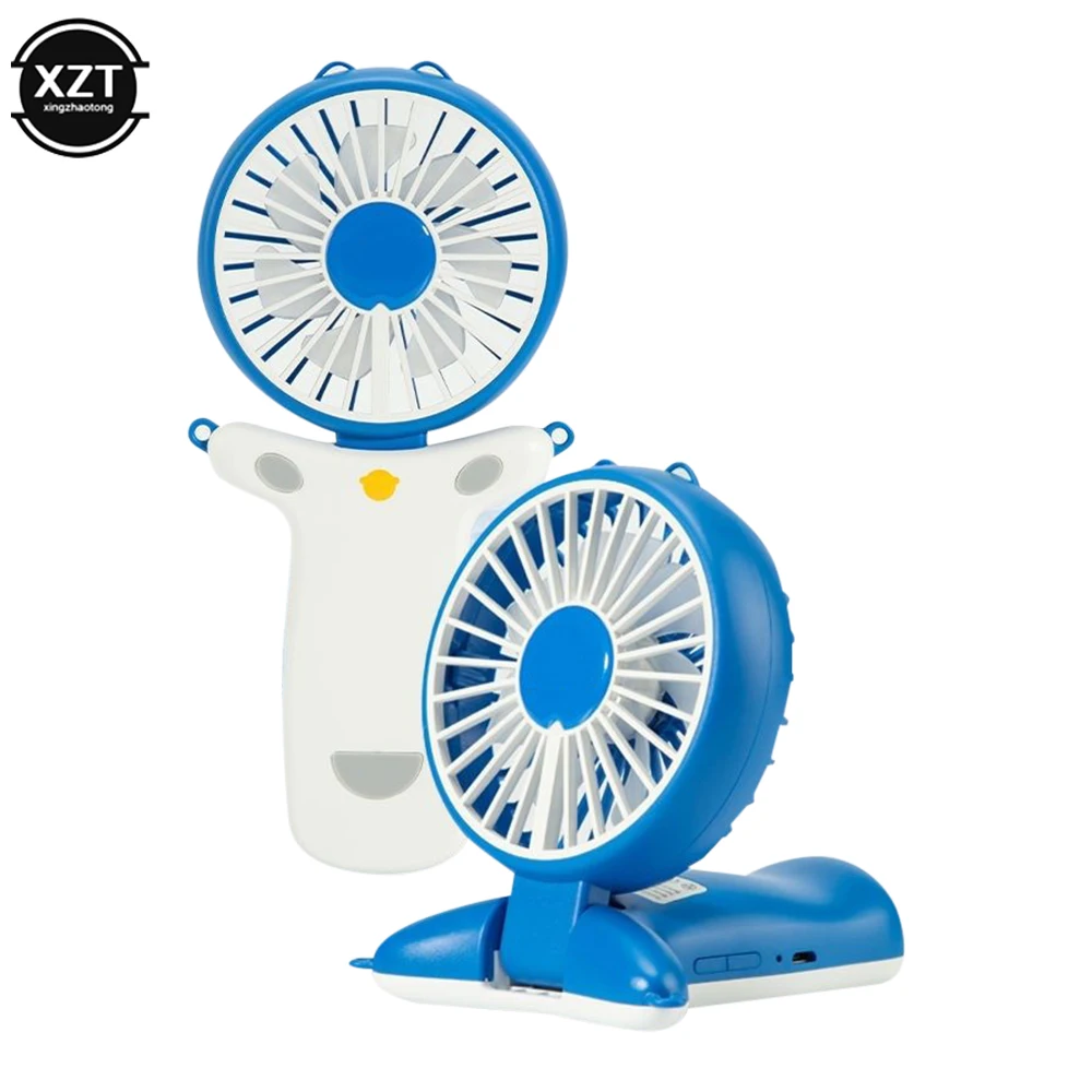 

Folding Neck Fan Student Portable Mini Electric Fan USB Charging Light Corlorful Folding Small Fan Outdoor Pocket Emergency Fan