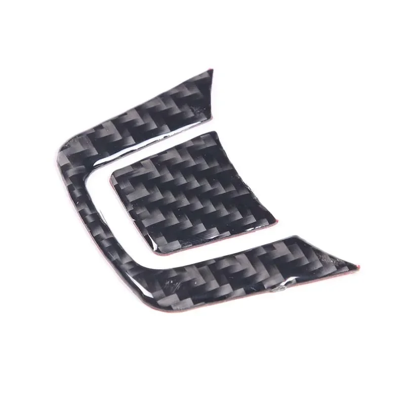 For Jaguar F-TYPE 2013-2022 Soft Carbon Fiber Car Steering Wheel Cover Trim Sticker Car Accessories