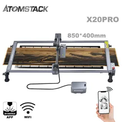 ATOMSTACK S20 X20 Pro Laser Engraving Machines Wifi Offline Control 850*400mm Area Wood Cutting Glass Metal Marking Machine