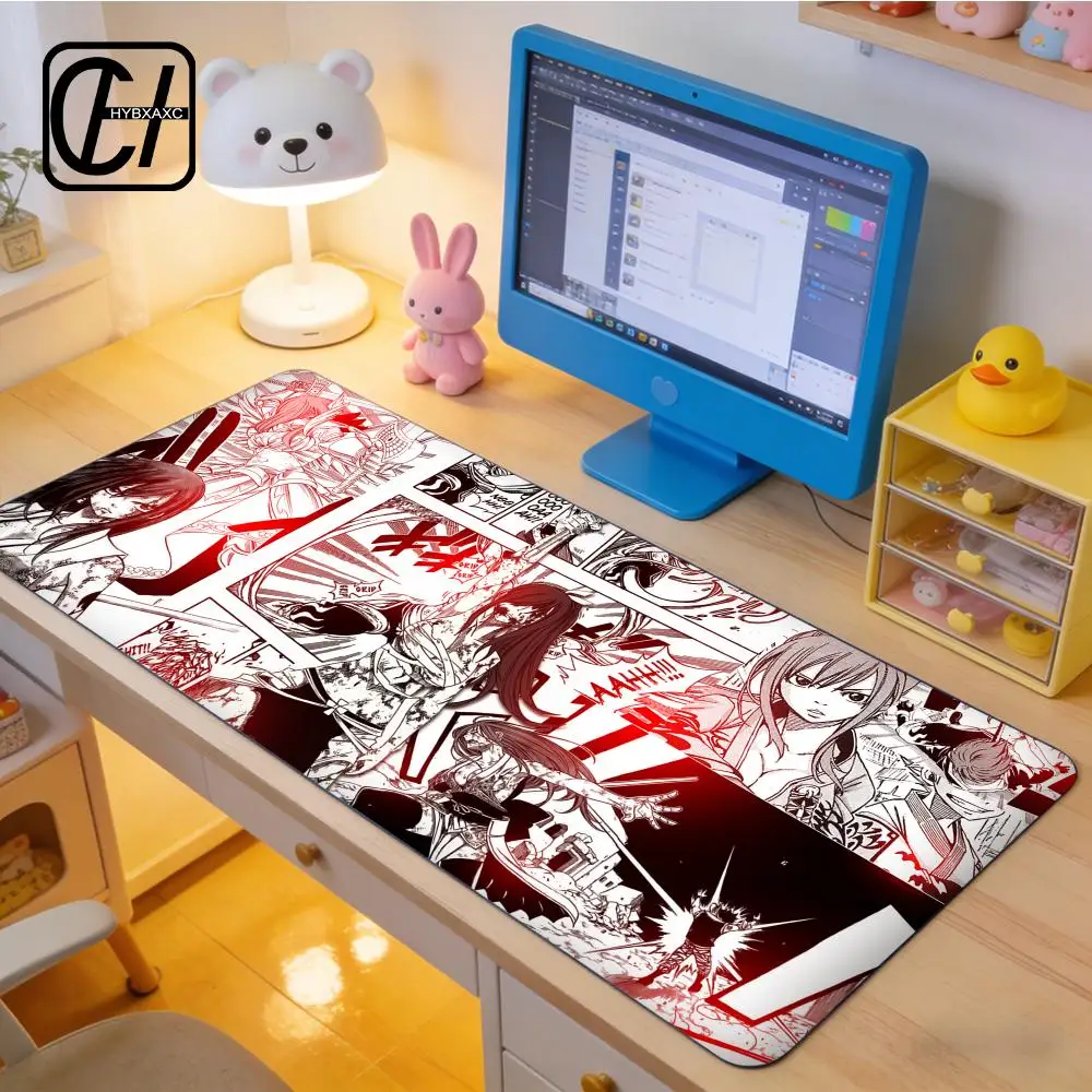 Anime F-Fairy S-Scarlet E-Erza S-Scarlet Mouse Pad E-Sports Gaming Mouse Pad Oversize Personalized Desk Pad Keyboard Carpet XAXC