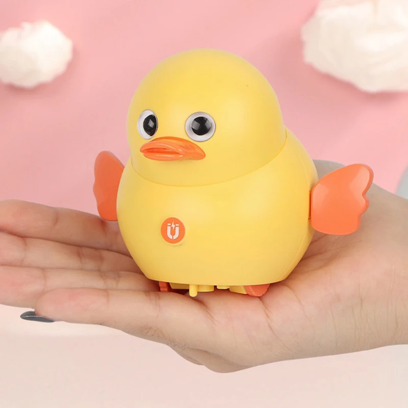 Crianças Power-Driven Wobble Duck Toy, Montessori Bebê, Frango, Pet Squad, Magnet Crawl, Wobbler