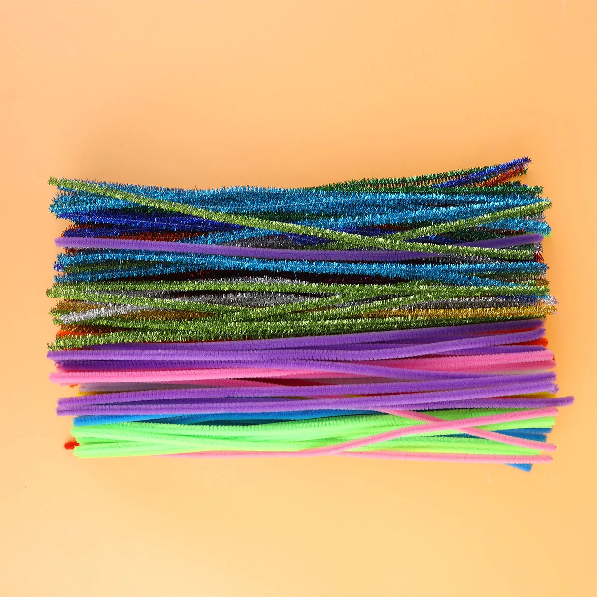 Bâtons pliants colorés, 200 pièces, bâtons de construction créatifs pour enfants, décoration de Banquet d'anniversaire, de vacances, 10 couleurs aléatoires