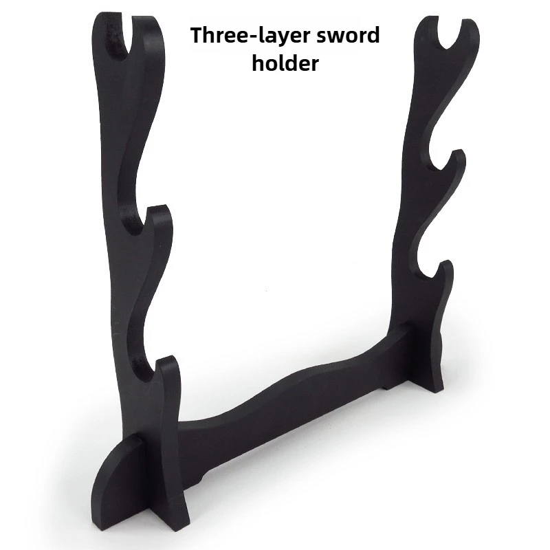 35 centimetri/13.78in Arma di Legno Modello Espositore Samurai Spada Cosplay Display Arti Marziali Museo Spada Decorazione Del Desktop Artigianato