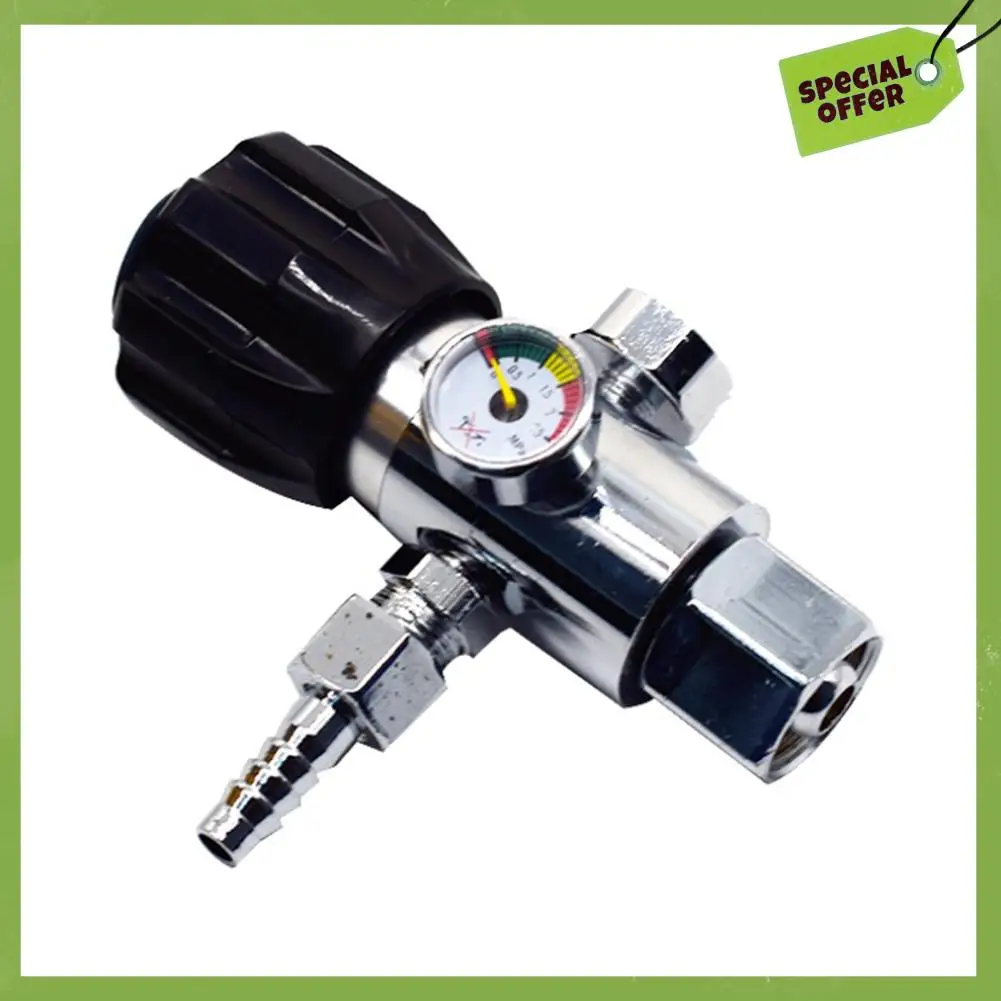 Classy-Portable Alloy Tool Oxygen Pressure Reducer Mini Welding Anti Fall Argon Gas Meter Clear Scale Rustproof Regulator