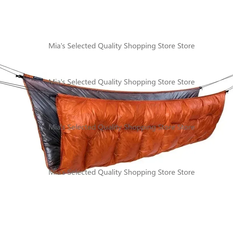 Outdoor Camping Hammock Underquilt down Sleeping Bag Quilted Blanket Hammock Gear for Cold Weather Camping