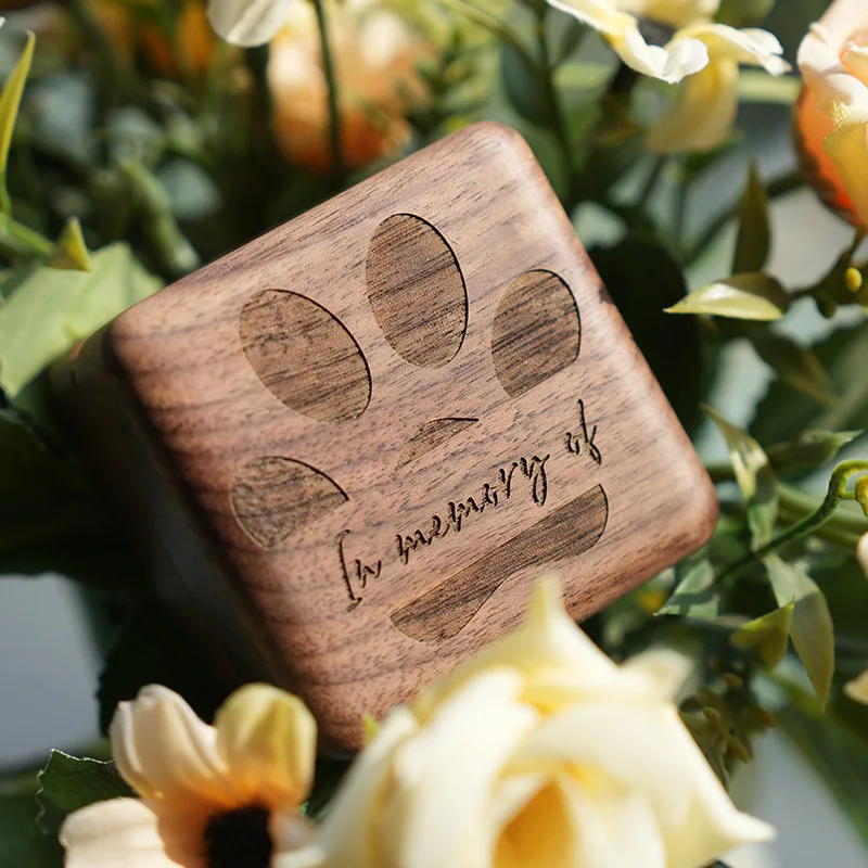 Dog Cat Pet Memorial Keepsake Box Hair Fur Nail Teeth Storage Bottle Baby Hair Souvenir Collection Container Supplies