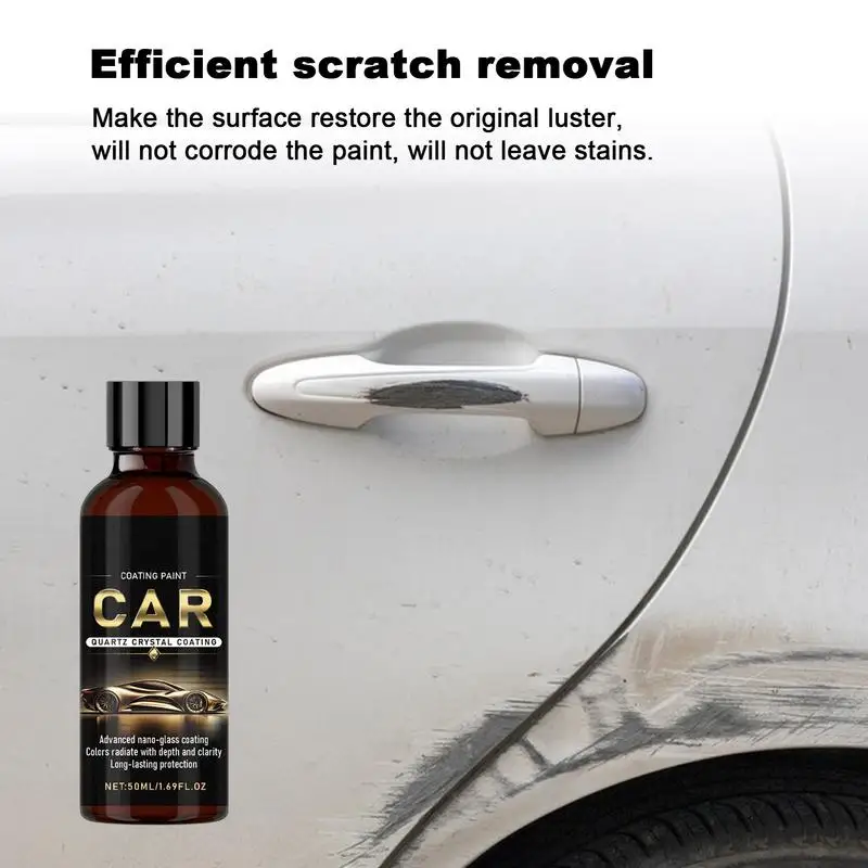 

Nano Ceramic Car Coating Spray 50ml Hydrophobic Car Protectives Cleaning Gloss Spray Car Coating Wax Polishing Spray For