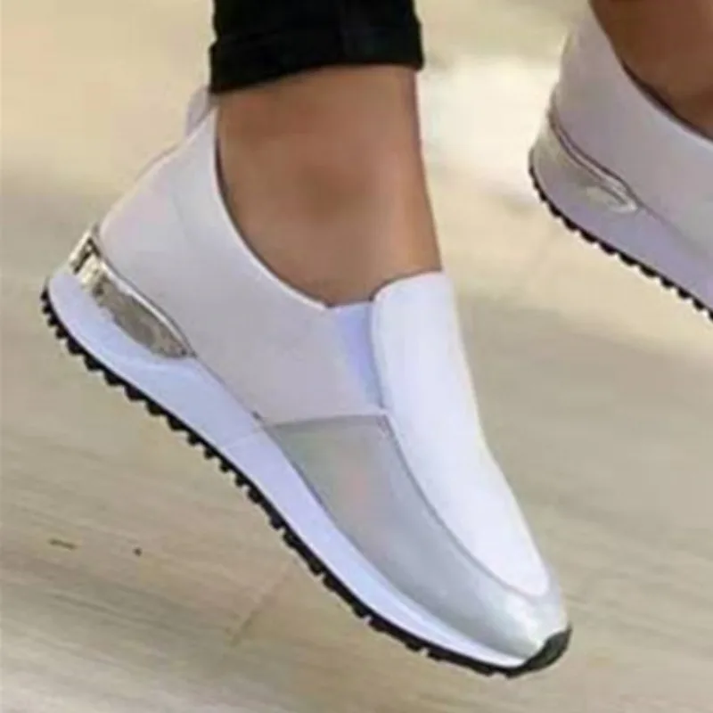 Women Shoes 2024 New Summer Casual Sport Shoes Women Fashion Sneakers Flats Women Platform Plus Size 35-43 Women\'s Sports Shoes