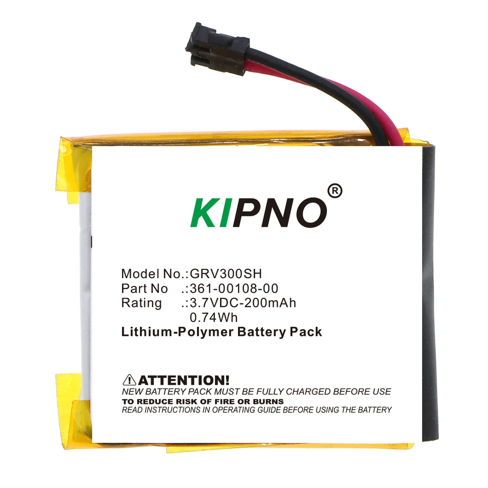 

Kipno Replacement Battery 361-00108-00 For Garmin Vivoactive 3 GPS Glonass High Quality Batteries 200mAh With Too