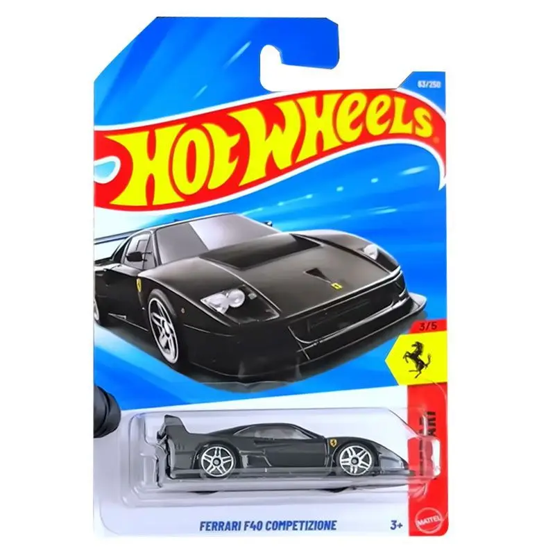 

2026-63 Hot Wheels Cars Ferrari F40 Competizione 1/64 Metal Diecast Model Collection Toy Vehicles