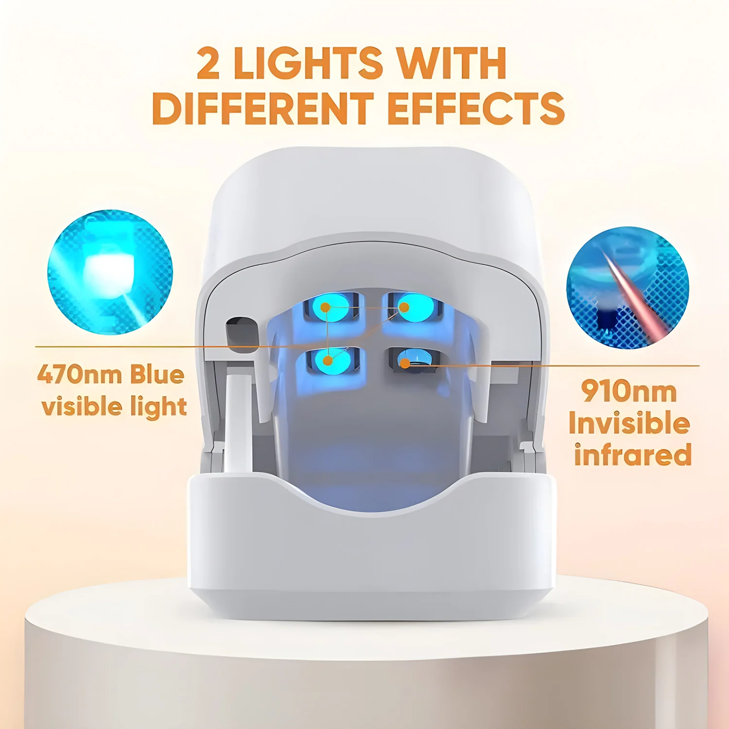 Nail Fungus Laser Assist Tool UV Professional Nail Fungus Cleaning Laser Device Nail Phototherapy Lamp Effectively Remove Clean