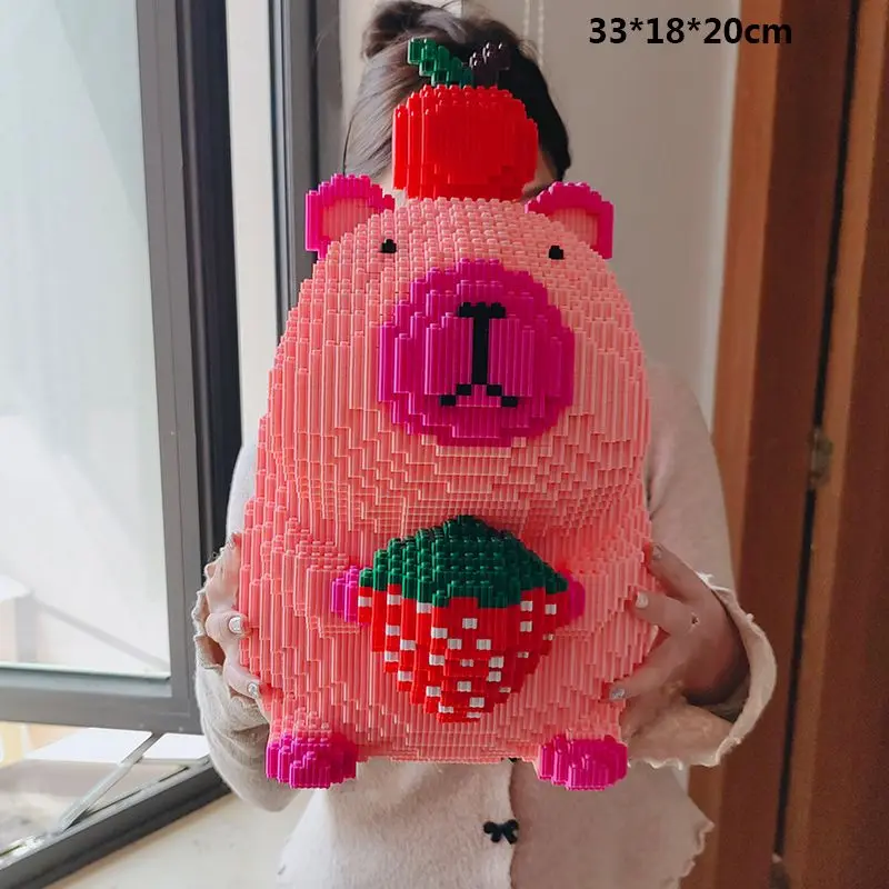 

Новая игрушка-капибара 2026 года: конструктор для сборки и декора, подарки на день рождения для мальчиков и девочек, развивающие игрушки-конструкторы