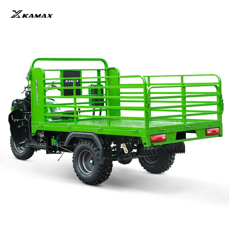 KAMAX heavy carry load motorized tricycle 3 wheel cargo motorcycle tricycle customized 300cc/250cc gasoline trimotos