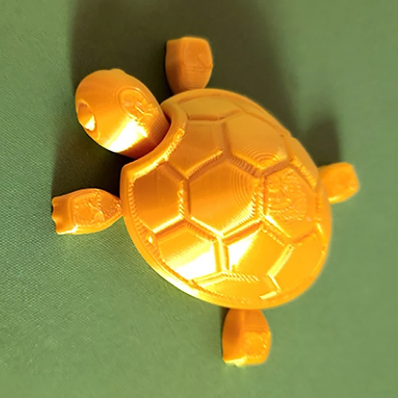 3D Printed Turtle Model Toys Multi-joint Ornament Realistic Animal Figures Desktop Decoration Crafts Miniatures