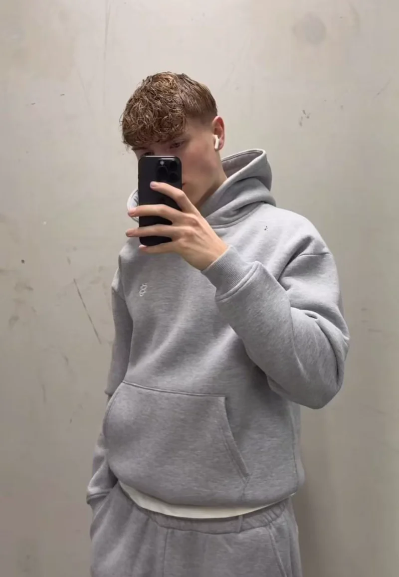 Y2k الرجال مجموعة أزياء الشارع Harajuku ملابس رياضية ريترو المال نمط تصميم جديد مجموعة العصرية الهيب هوب السراويل الرياضية غير رسمية الملابس #3